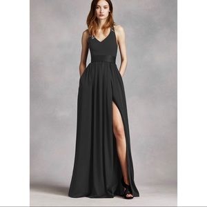 Vera Wang Black Bridesmaid Dress
